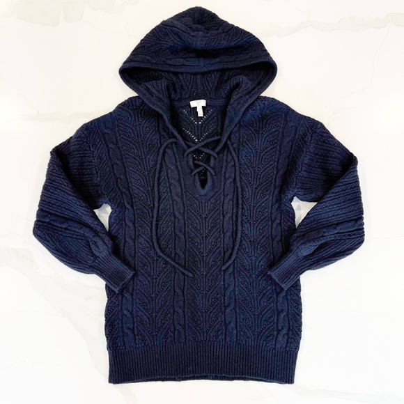 Joie Sweaters - Joie Cashmere Wool Hooded Maira Sweater S